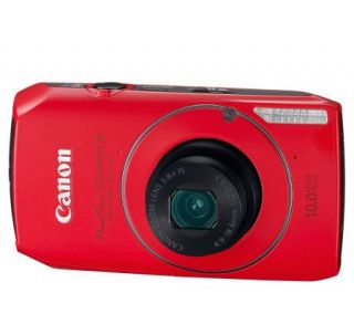 Canon PowerShot SD4000IS 10MP Digital ELPH Camera   Red —