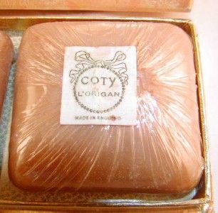 Vintage LOrigan Perfume Soap in Box by Coty 1950S
