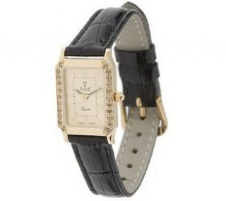 Vicence Ladies 1/5 ct tw Champagne DiamondWatch, 14K Gold —