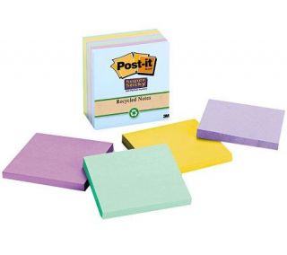 3M Post it Notes Super Sticky Recycled Notes  Tropic Breeze — 