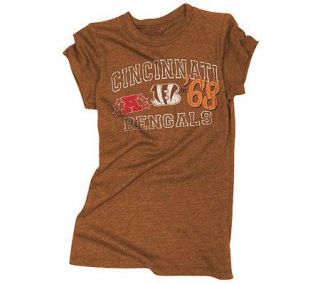 NFL Cincinnati Bengals Womens Vintage Tri Blend T Shirt —