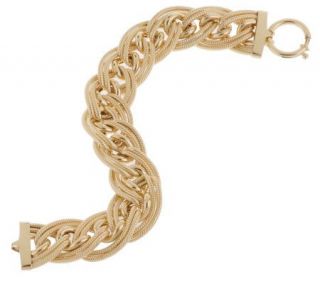 EternaGold 8 Twisted Multi rope Bracelet 14K Gold, 24.3g —