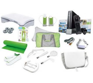 Nintendo Wii Gaming System w/ Wii Fit Plus and Accessories —