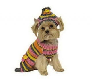 Maxs Closet Retro Stripe Sweater with Hat —