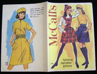 McCall’s patterns, featuring September patterns, Campus and country