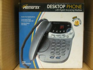 Memorex Telephone Corded Phone Answering Machine