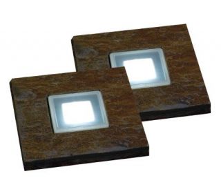 Smart Solar Step Stone   Set of 2 —