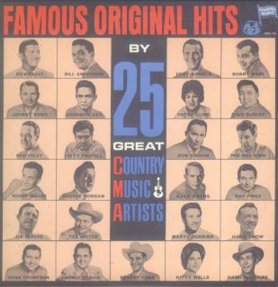  Famous Original Hits By 25 Great Country Music Artists LP VG++ USA CHF