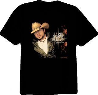 Jason Aldean Country Music Singer Black T Shirt