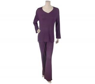 Cruzwear by Natori Euphoria Sweater Knit V neck PJ Set —