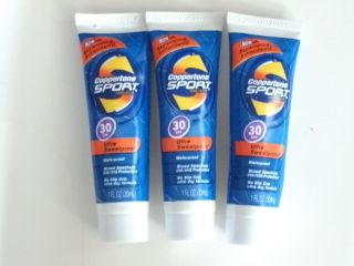 Coppertone Sport Broad Spectrum UVA UVB Sunscreen Ultra Sweatproof