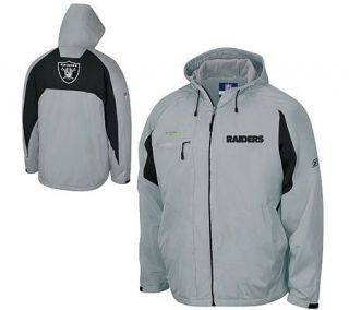 NFL Oakland Raiders Youth Shuttle Midweight Jacket   Gray —