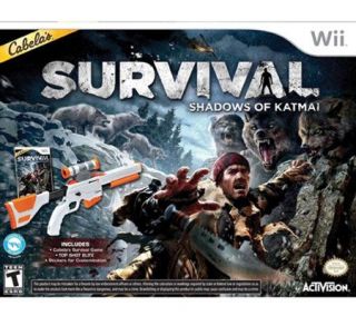 Cabelas Survival Adventure Shadows of Katmaiwith Gun   Wii