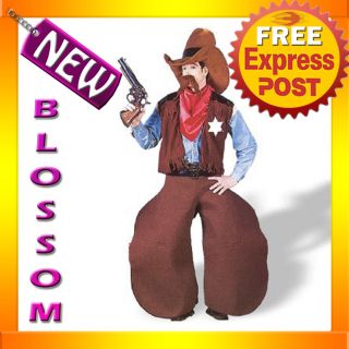   Adult Ole Cow Hand Cowboy Chaps Mens Fancy Dress Halloween Costume