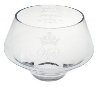 Royal Wedding Celebration Bowl by Dartington —