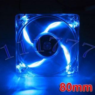 New Cooler Fan Blue Neon LED Fans for Computer PC Case