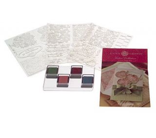 Anna Griffin 30pc. Sisters Collection Clear Stamp Kit w/ 4 Ink Pads 