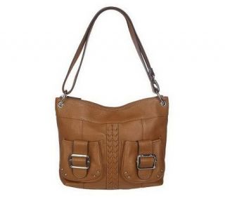 As Is Tignanello Leather Convertible Shoulder Bag —