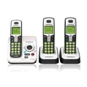 Radio Shack Dect 6 0 Cordless Phone Answering System 3 Handsets