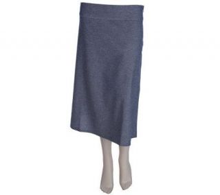 Elisabeth Hasselbeck for Dialogue Chambray Skirt —