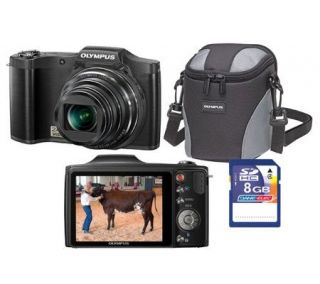 Olympus SZ 12 14MP, 24X Zoom Digital Camera Bundle —