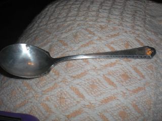 Silver Tudor Plate, Oneida Community Made, Consomme or Sugar Spoon