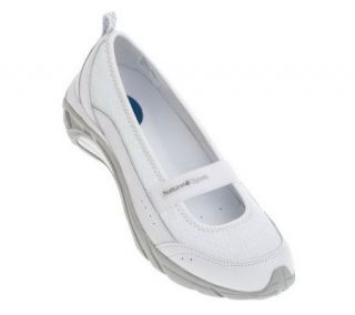 Natural Sport Leather & Mesh Dr. Scholls Insole Maryjanes —