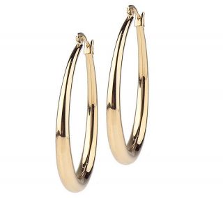Joan Rivers Elliptical Chic Hoop Earrings —