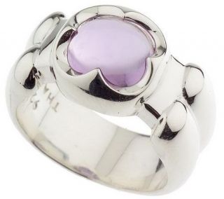 Elizabeth Rand Sterling Bay Flower Gemstone Ring —