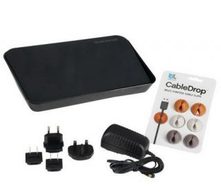 BlueLounge Refresh 13piece ChargingStation with Cable Drops &Adaptors 