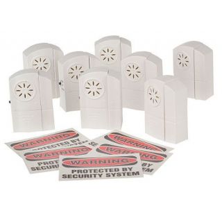Set of 8 Wireless Door or Window Alarms with Chime Feature —