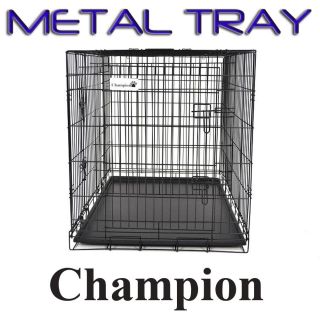 Champion Brand Folding Dog Crates Cages Kennel 42 48