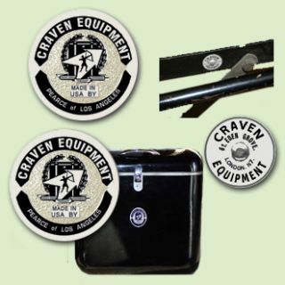 Craven Decals   DECAL SET FOR US MADE CRAVEN/PEARCE LUGGAGE