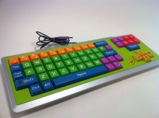 Kids Learning Crayola USB EZ Type Keyboard 11071 Bright Fun Key Colors