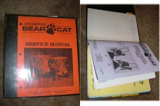 Crary Bearcat Chipper Shredders Service Manual Lots Models Mint 1990S