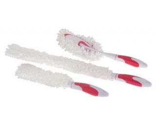 Fuller Brush Set of 3 Assorted Microfiber Hand Dusters —