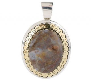 Carolyn Pollack Sterling Taos Collection Sterling/Brass Enhancer