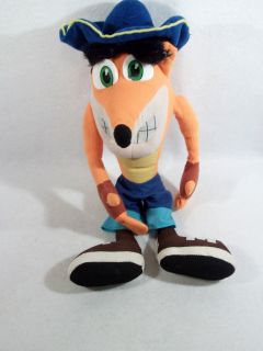 2004 Crash Bandicoot 19 Plush Toy Doll PlayStation Naugthy Dog Neo