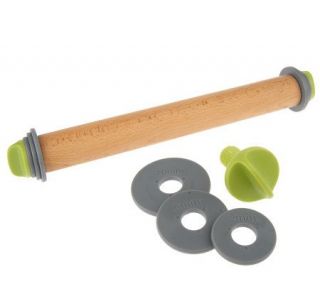 Joseph Joseph Adjustable Rolling Pin with Removable Disks —