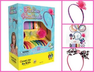 Creativity for Kids Fashion Headbands Kids Craft Kit New