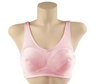 Breezies Lace Trim Support Bra with UltimAir Cup Lining —