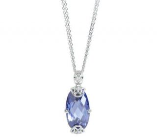 Tacori IV Diamonique Epiphany 12.00 cts Pendant w/Chain —