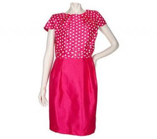 SC by Sara Campbell Polka Dot Dress with Bow Detail —