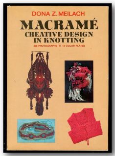 Macrame Creative Designs in Knotting Book Dona Meilach 212P Step by