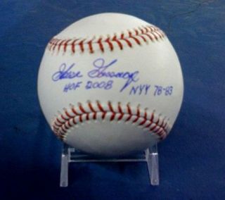 New York Yankees Goose Gossage Autographed MLB Ball w/Case —