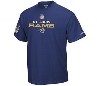 NFL St. Louis Rams Prime Short Sleeve SidelineT Shirt —