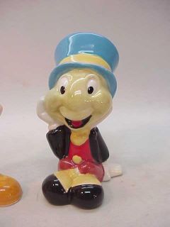 Vintage Disney Figurines Pinocchio Jiminy Cricket Lot 2