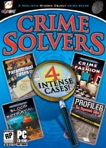 CRIME SOLVERS 4 PACK   4x FBI Murder Mystery Hidden Object PC Games