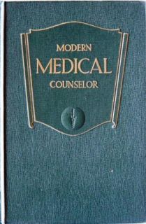 1943 Modern Medical Counselor Health Medicine Book Color Plates