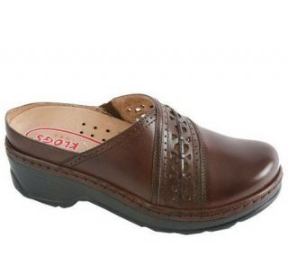 KLOGS Newport Collection Syracuse Leather Clogs   A208585